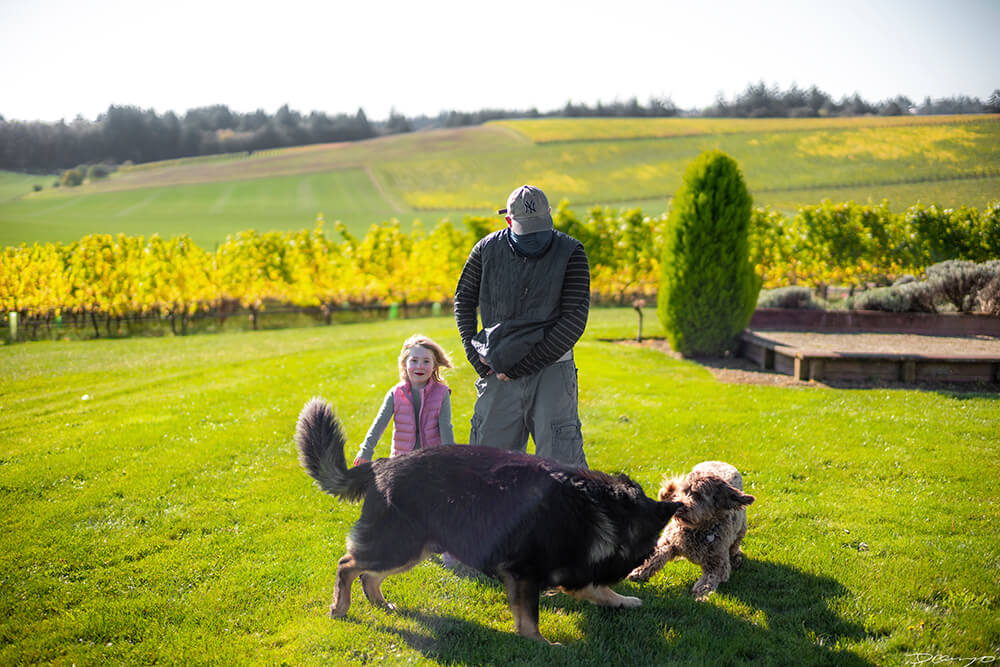 Photos with Communique Wines in McMinville, Oregon, in the Fall of 2020.